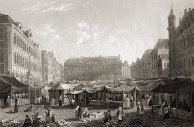 The Grande Place, Brussels, from 